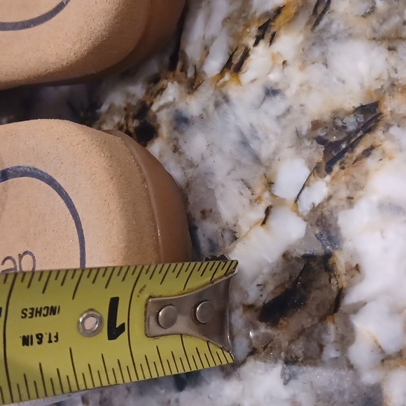 AETREX Rose Gold Rhinestone Toe Strap Arch Support Sandals Size 6 $100 NEW - Picture 12 of 13